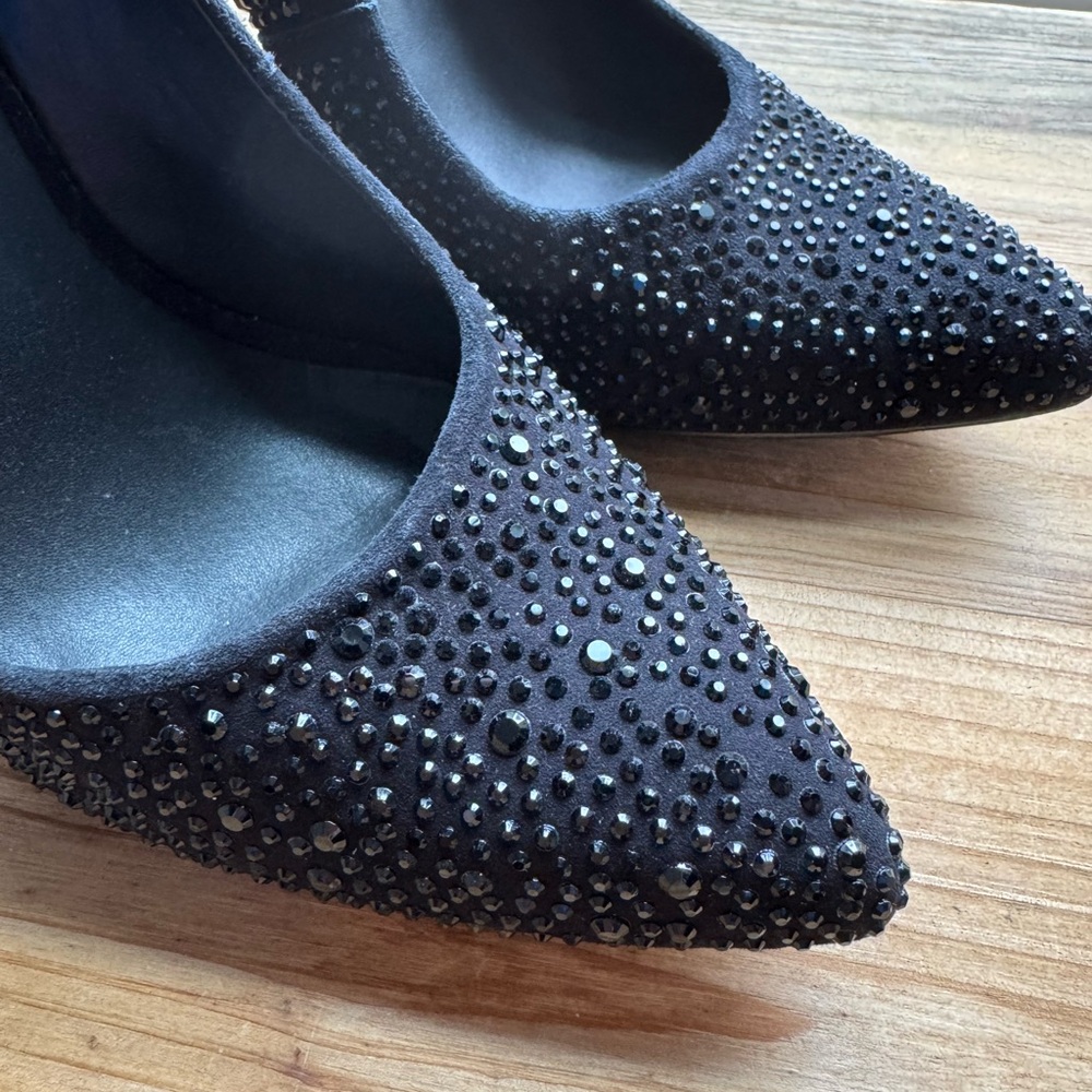 REISS Women’s Black High Heels Shoes 40 9 9.5 - Picture 6 of 8